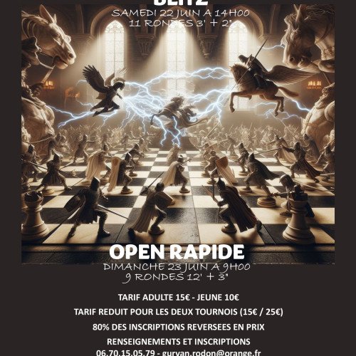Chess | OPEN DE LISIEUX 2024 – BLITZ